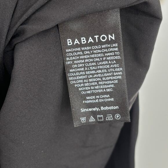 Aritzia Babaton Black Viva Ruched Mini Dress - Picture 12 of 12